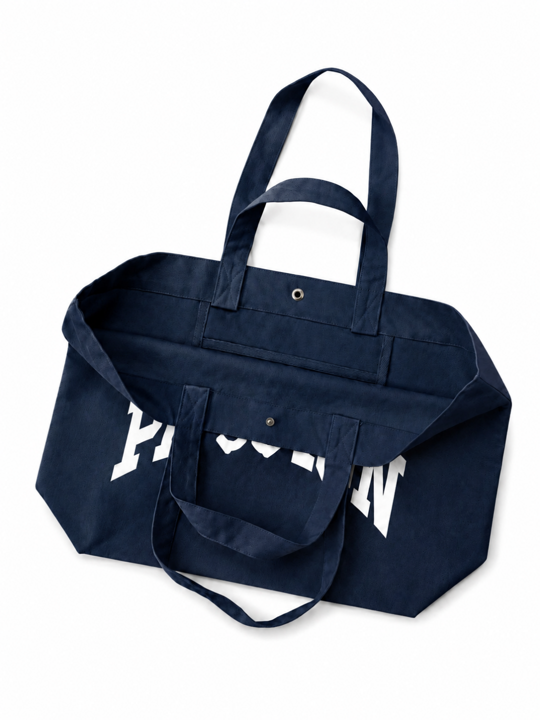 SCRAPWORLD 26 HEAVY CANVAS TOTE BAG NAVY