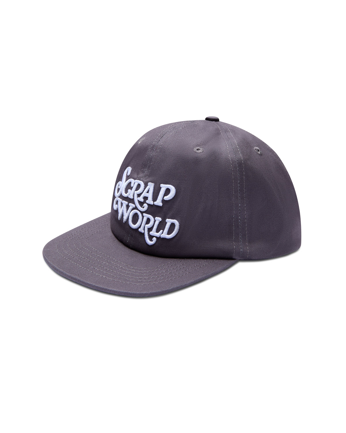 SCRAPWORLD LOGO SNAPBACK CAP CHARCOAL