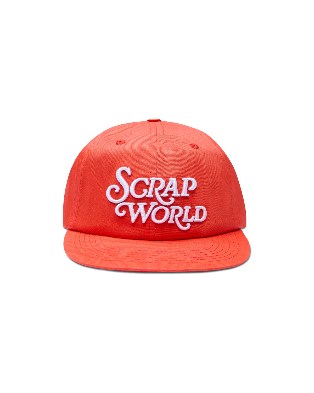 SCRAPWORLD LOGO SNAPBACK CAP CORAL