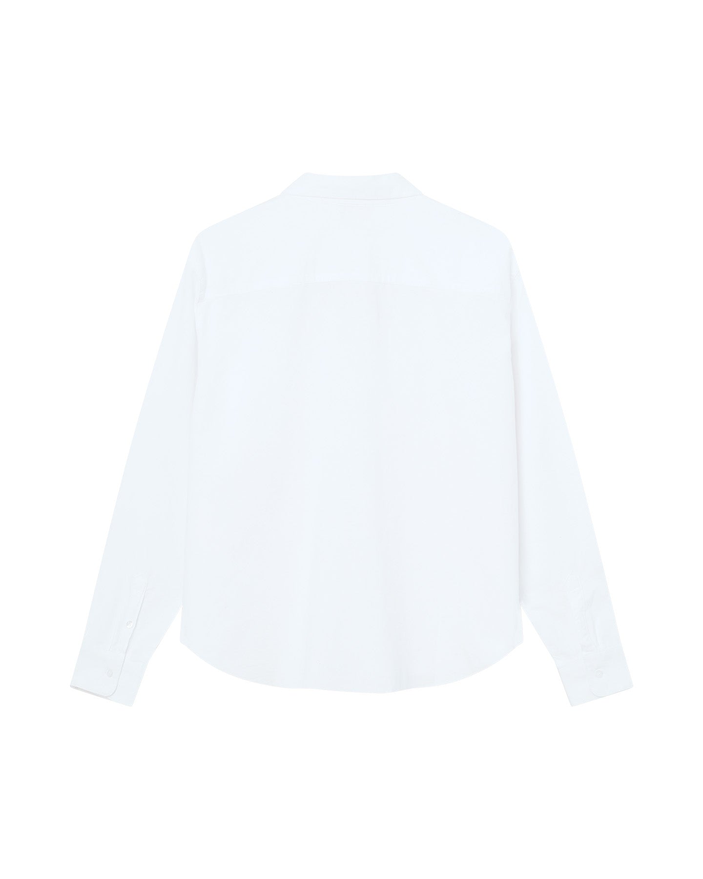 TAPE BOXY OXFORD SHIRT WHITE