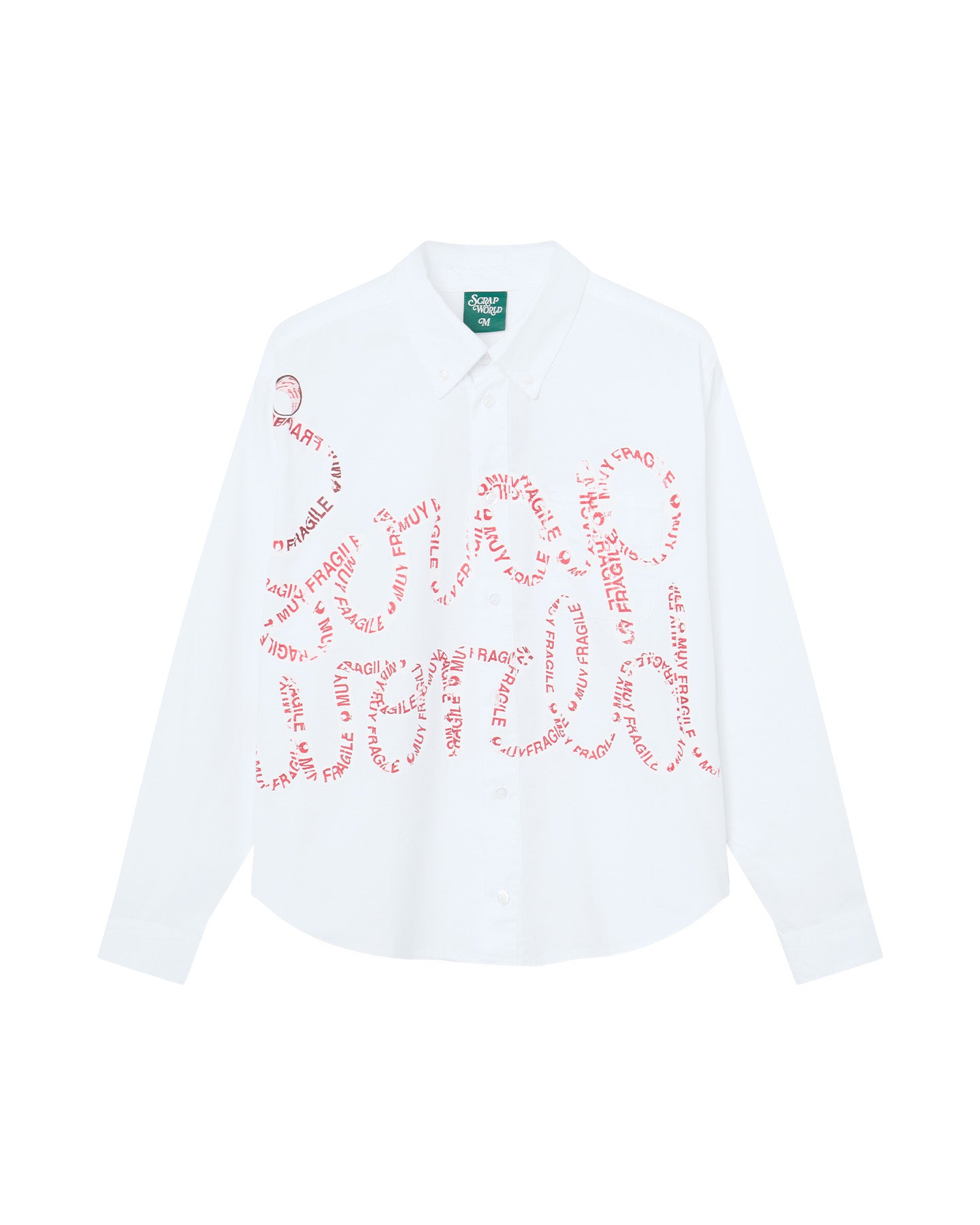 TAPE BOXY OXFORD SHIRT WHITE