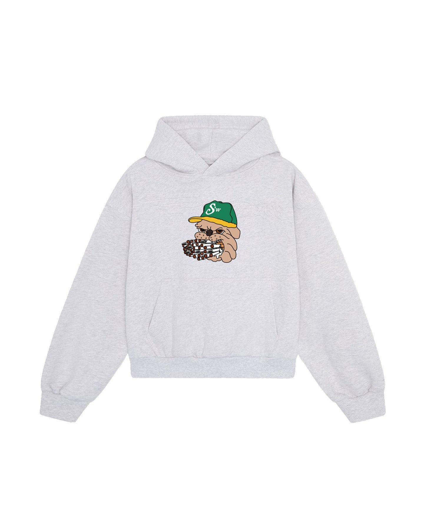 SMOKEY DOGGIE HOODIE GREY