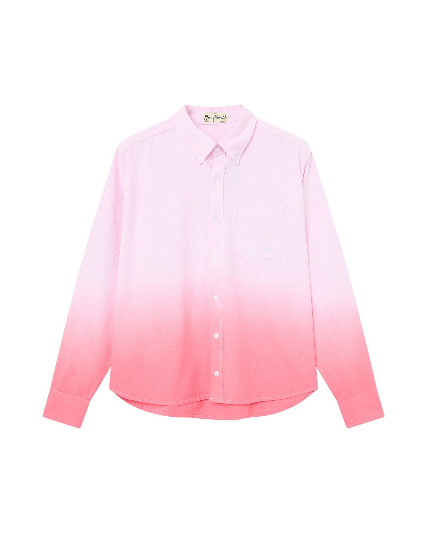 GRADIENT BOXY OXFORD SHIRT PINK