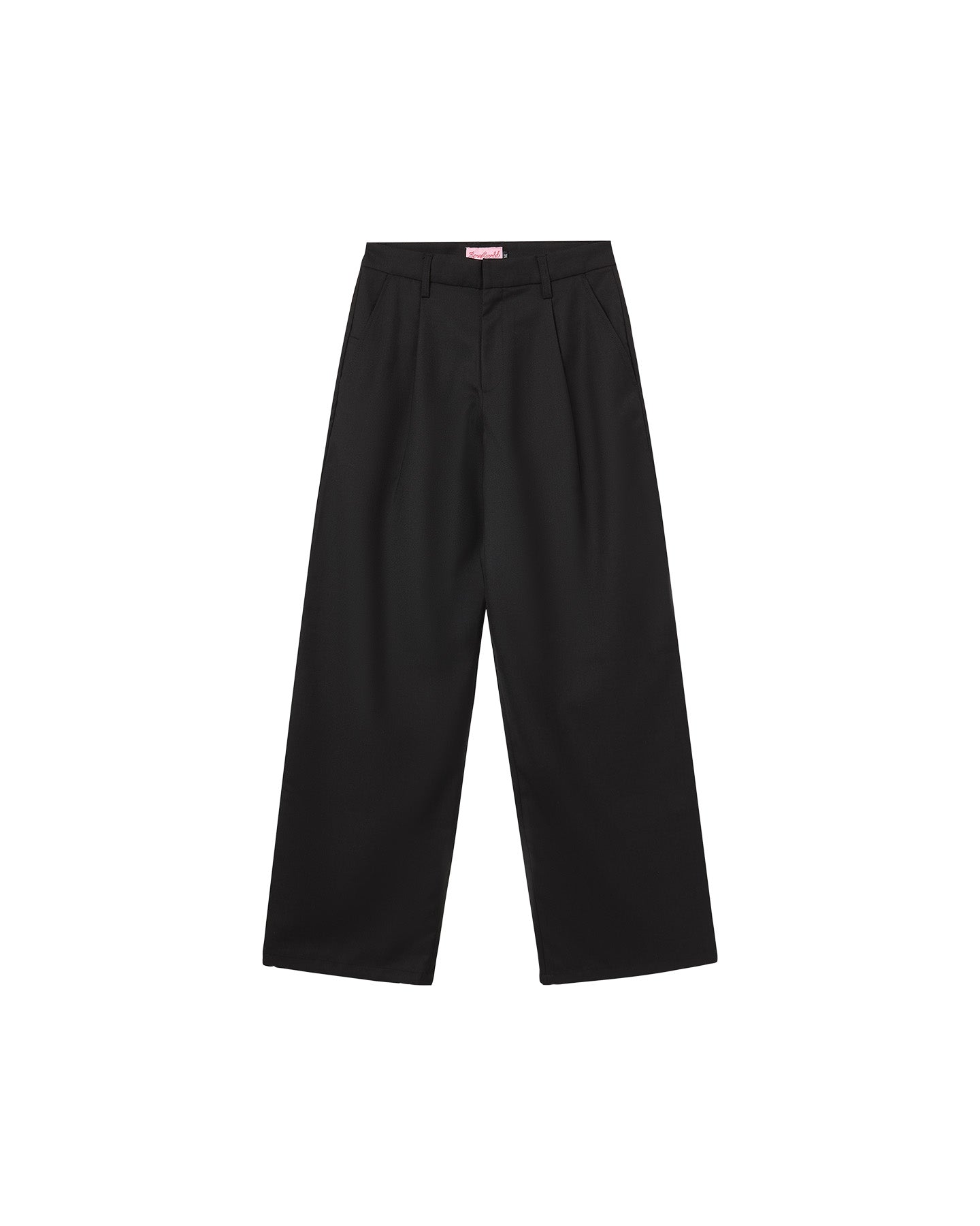 DAD PLEATED TROUSERS BLACK