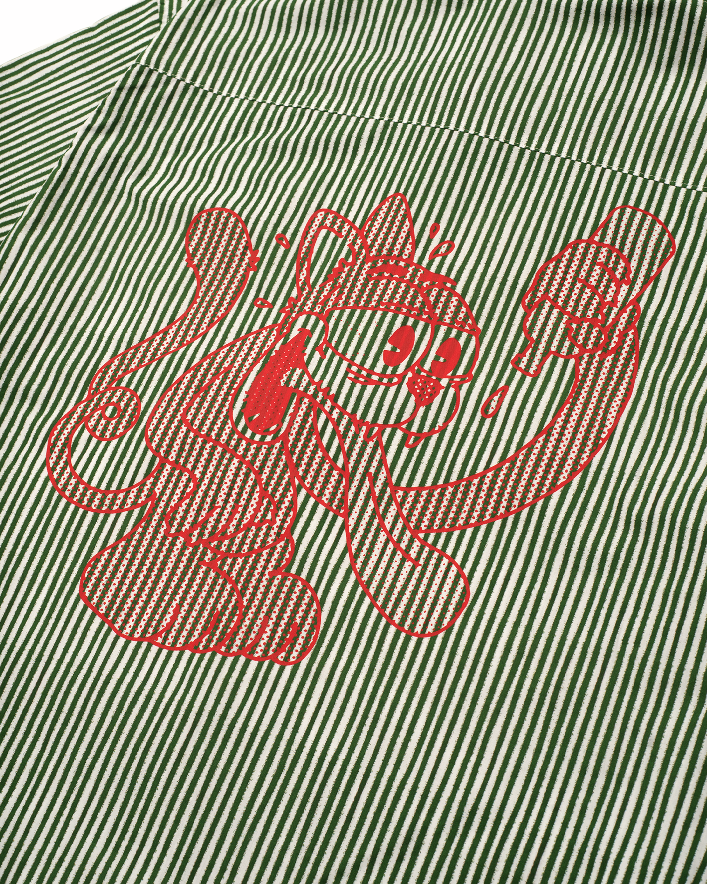 MARKER LINES SHIRT GREEN