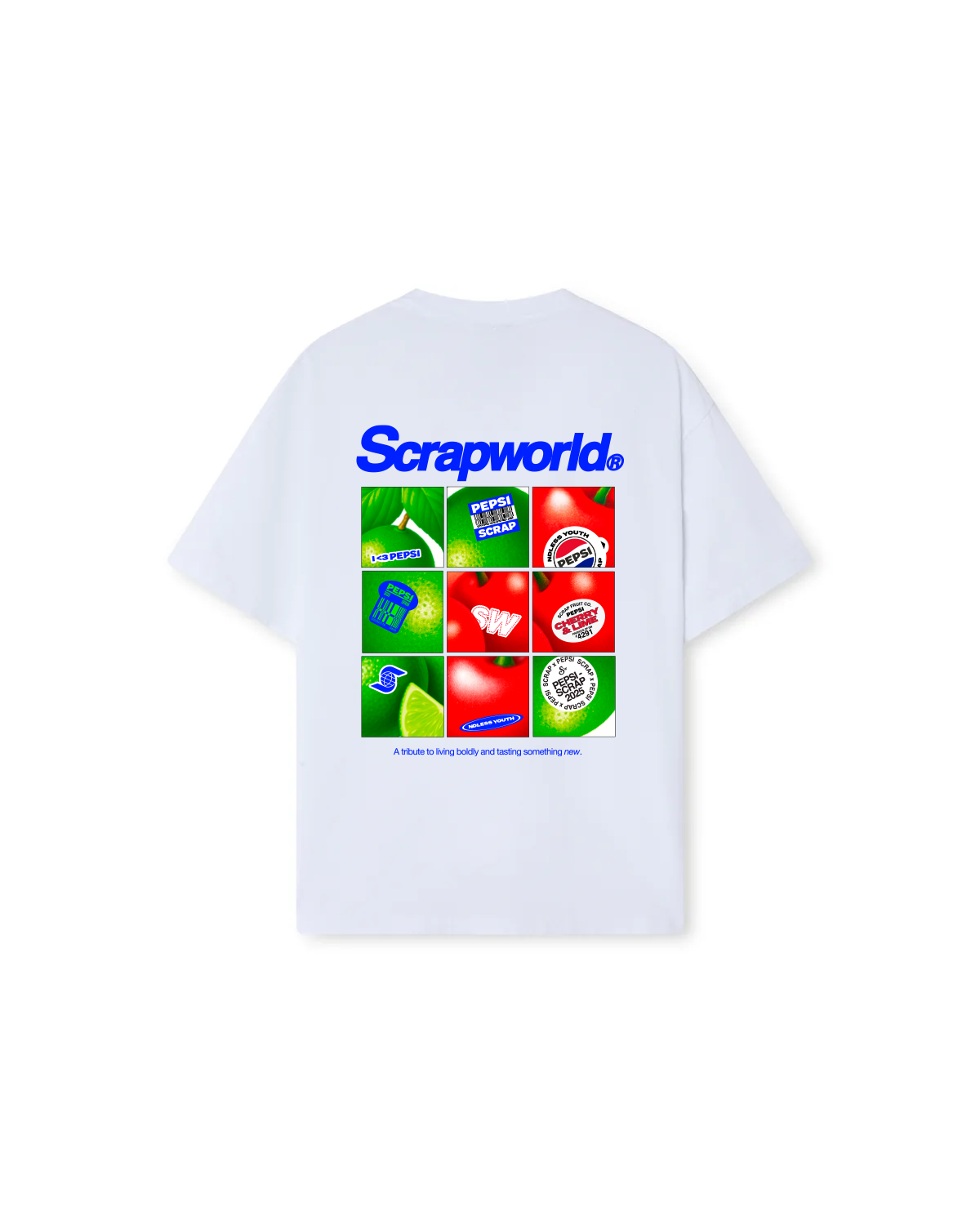 PEPSI FRUITS TEE WHITE