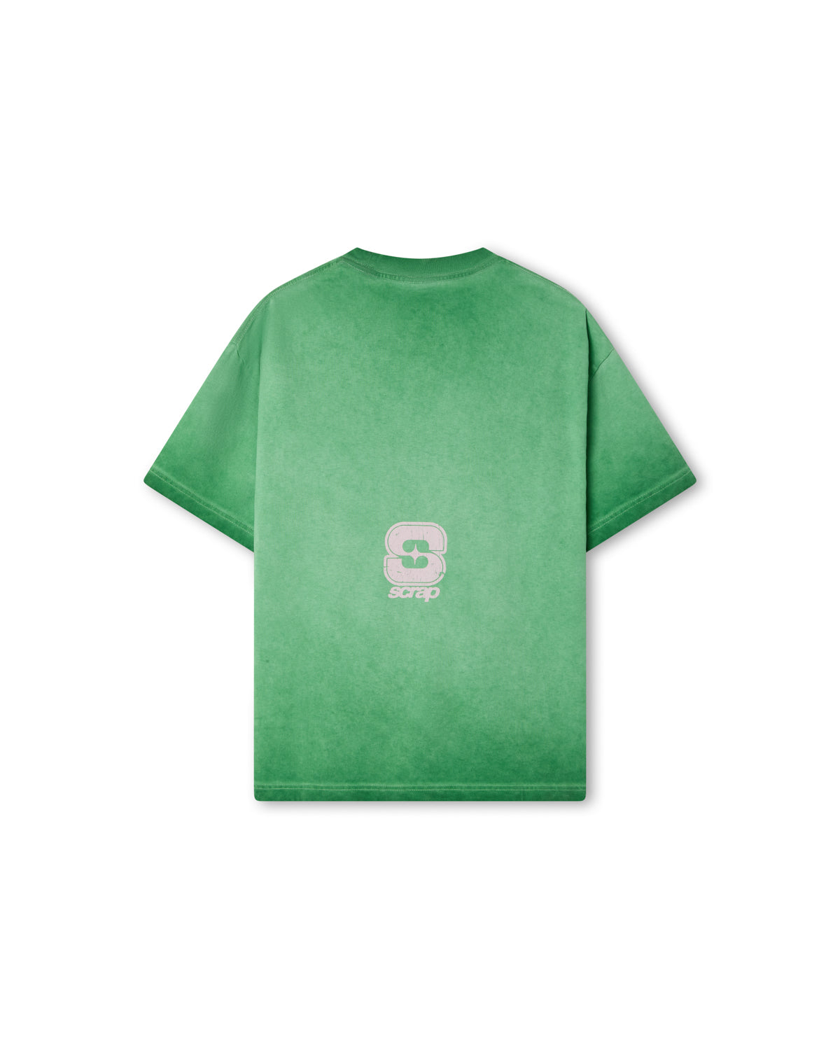 VERT ACID WASH TEE GREEN