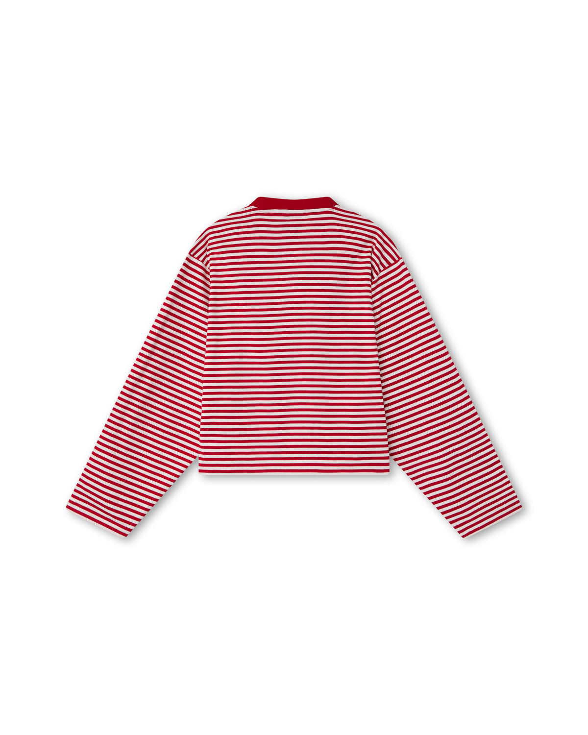 VERT STRIPES LONGSLEEVE TEE RED