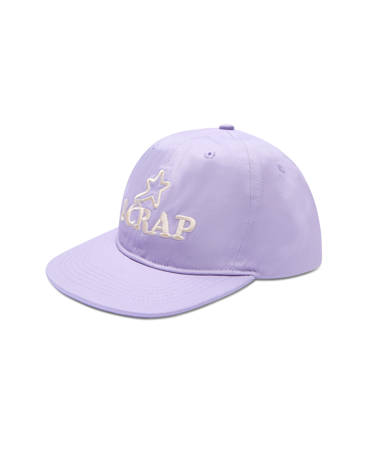 SCRAP SMOKE SNAPBACK CAP LILAC