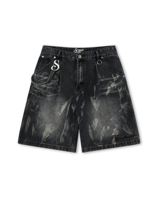 WIDE LEG SHORTS CHARCOAL