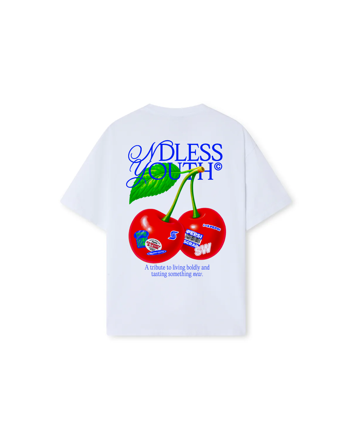 PEPSI CHERRY TEE WHITE