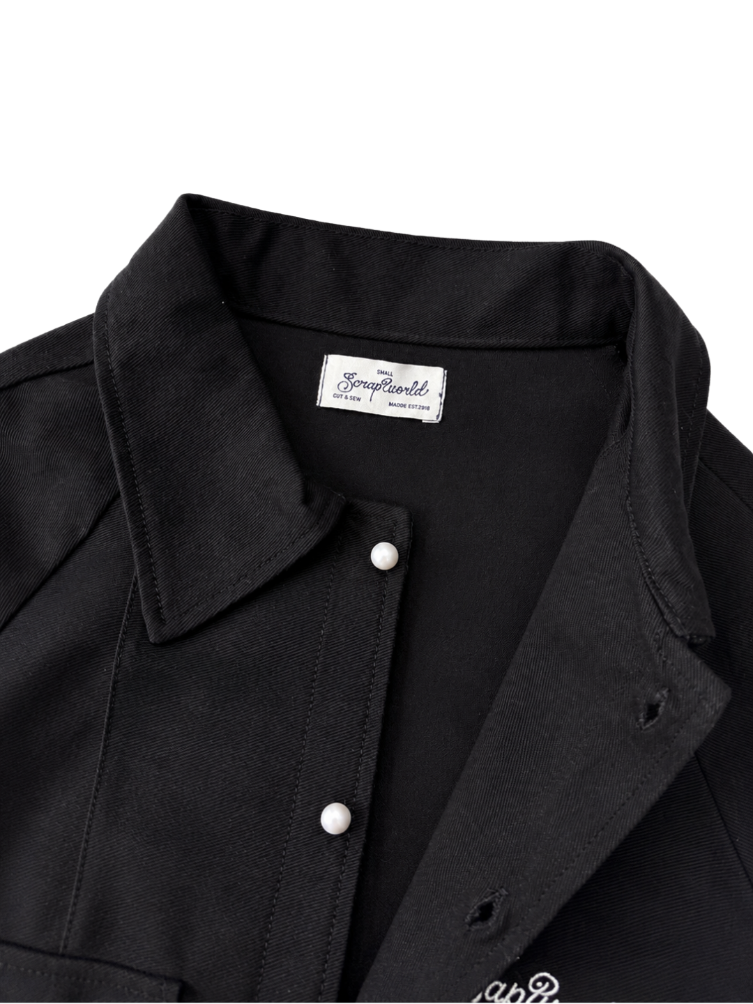 LUCKY RHINESTONE WORKJACKET BLACK