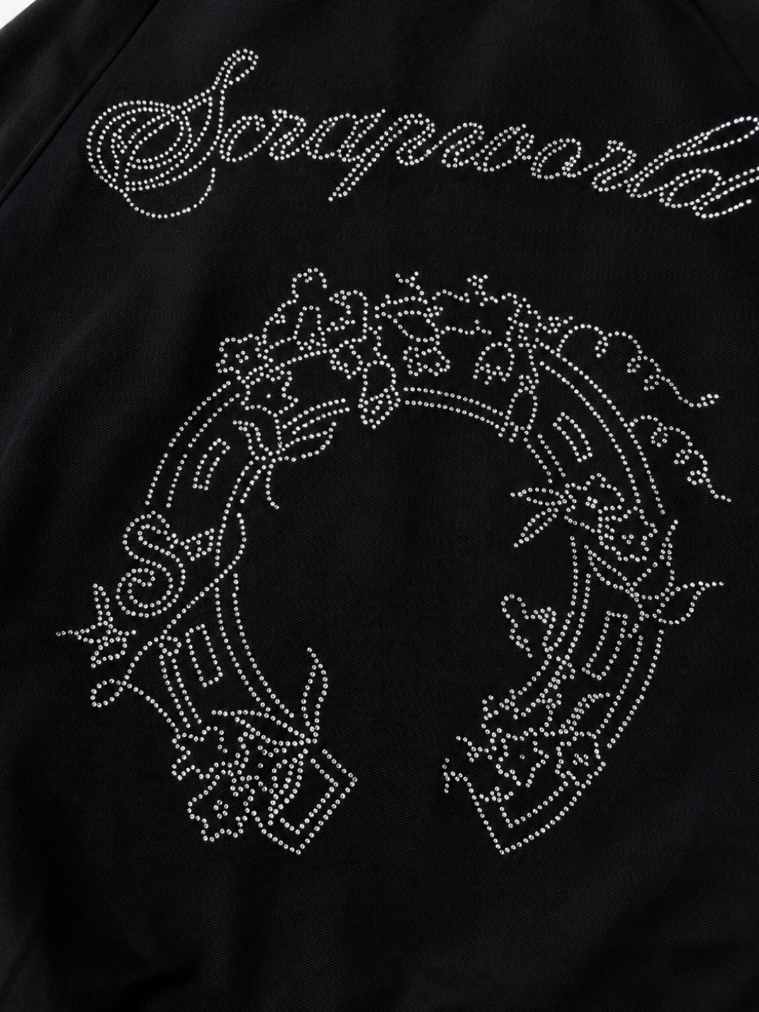 LUCKY RHINESTONE WORKJACKET BLACK