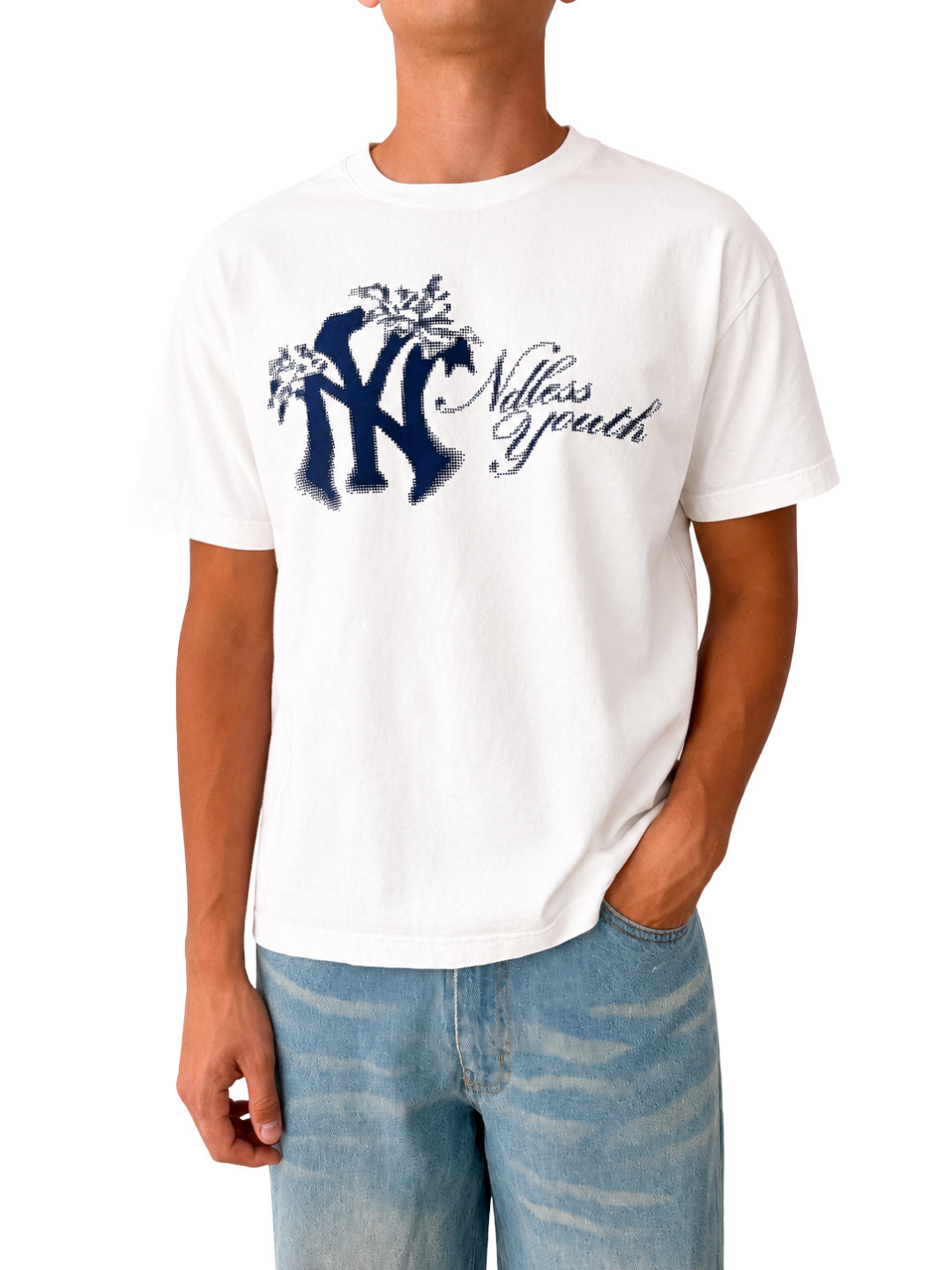 NDLESS YOUTH TEE WHITE