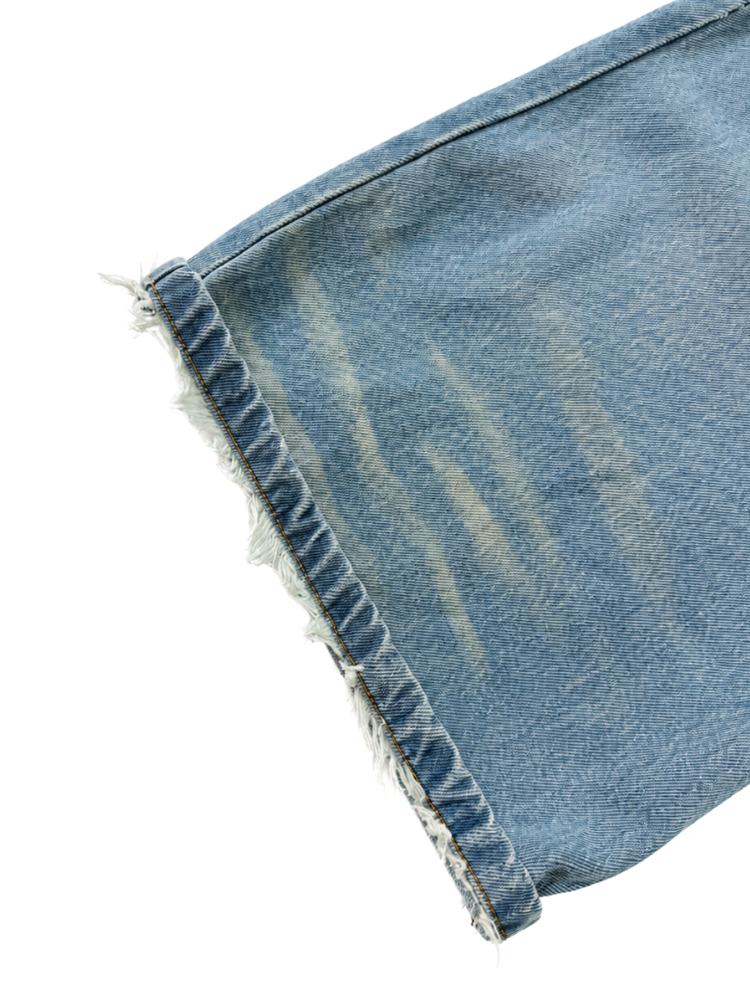 WAVES DENIM WASHED PANTS