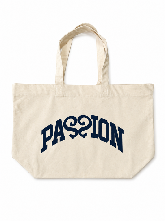 SCRAPWORLD 26 HEAVY CANVAS TOTE BAG BEIGE