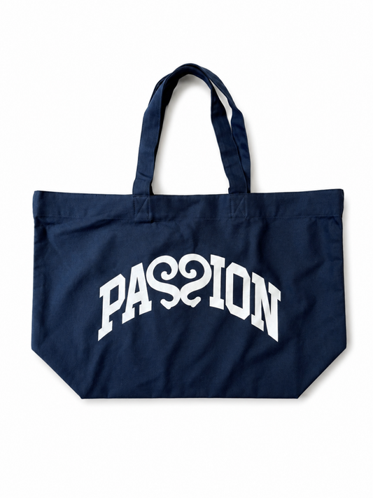 SCRAPWORLD 26 HEAVY CANVAS TOTE BAG NAVY
