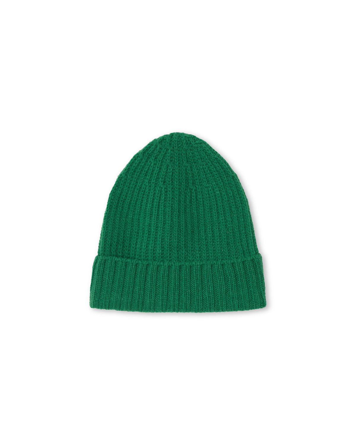 SAFETY PIN WOOL BEANIE GREEN