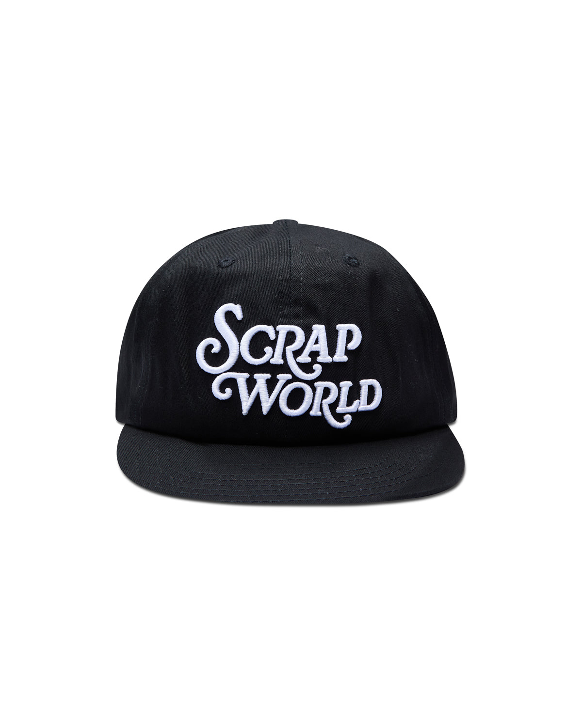 SCRAPWORLD LOGO SNAPBACK CAP BLACK