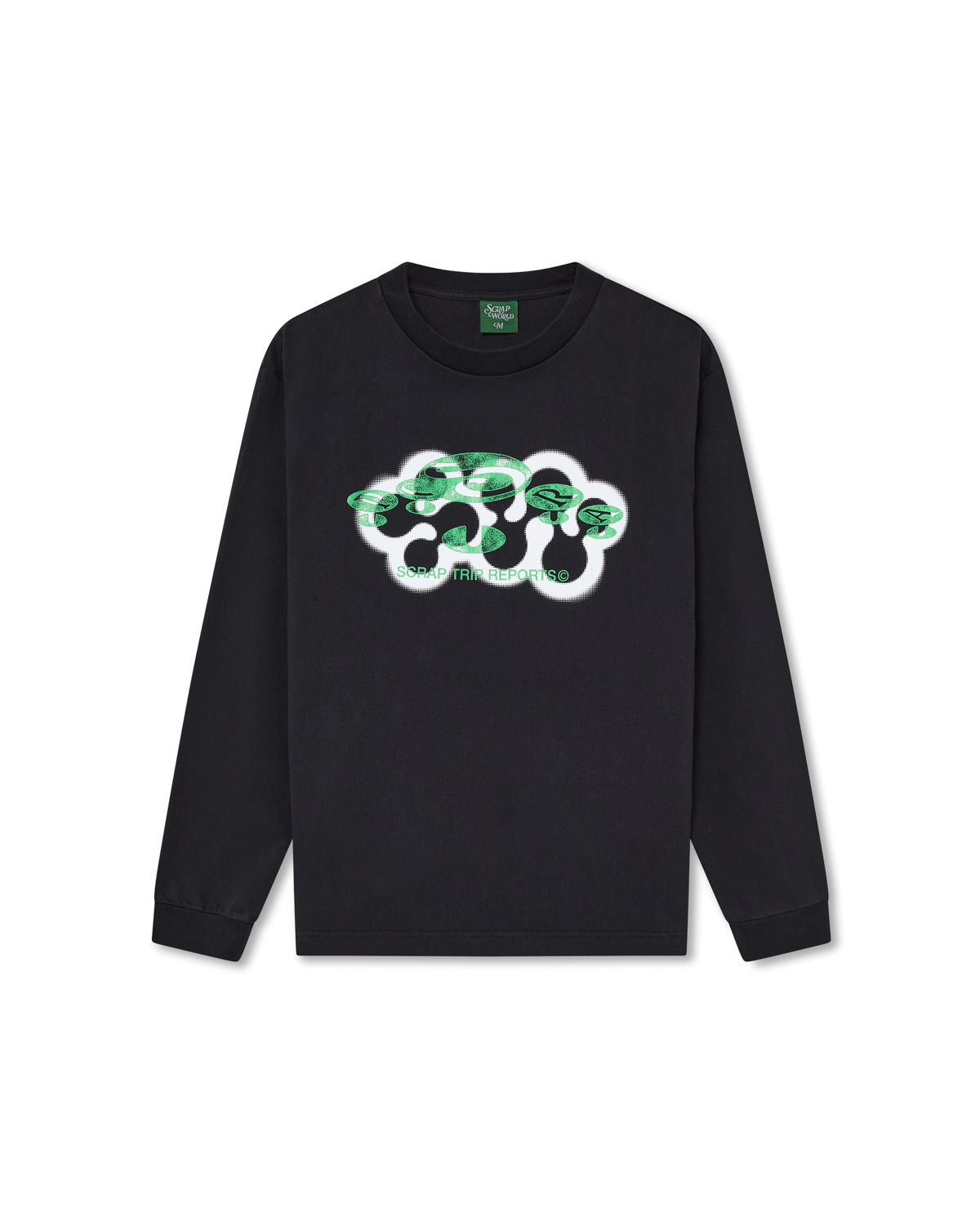 SCRAP TRIP REPORTS L/S TEE BLACK