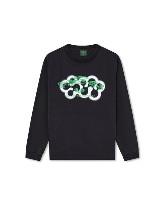 SCRAP TRIP REPORTS L/S TEE BLACK