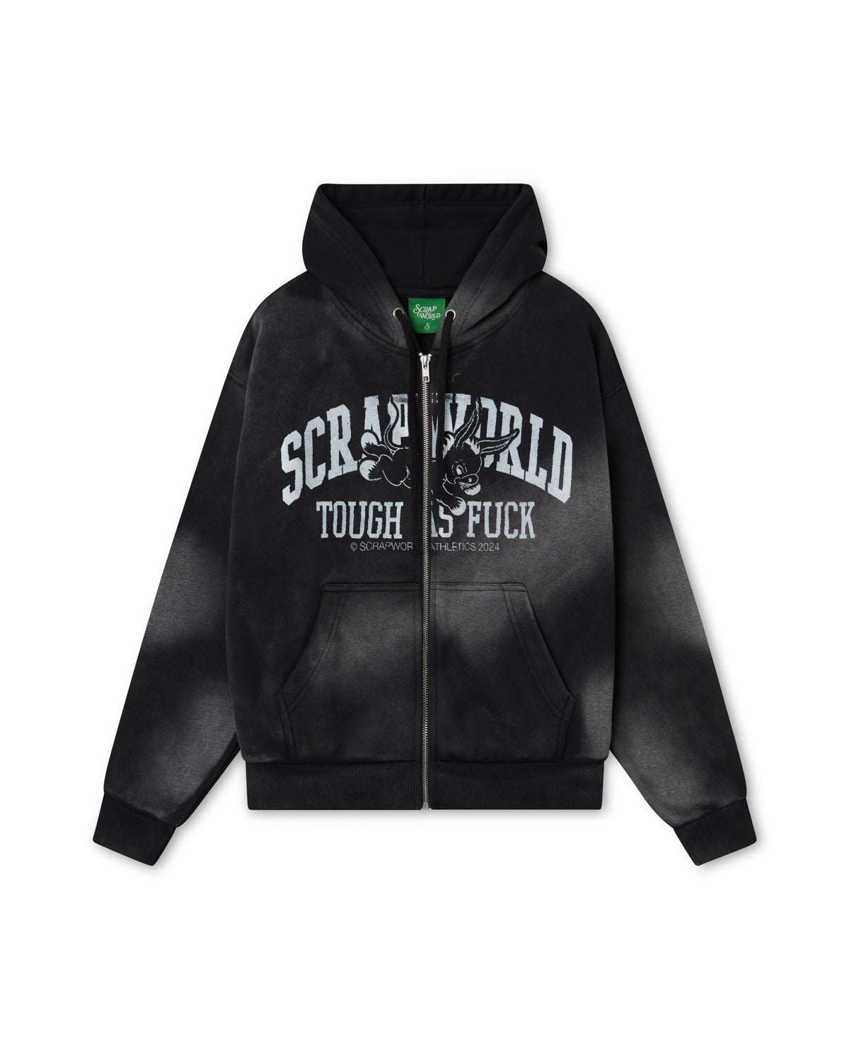 TOUGH AF JACKET WASHED BLACK