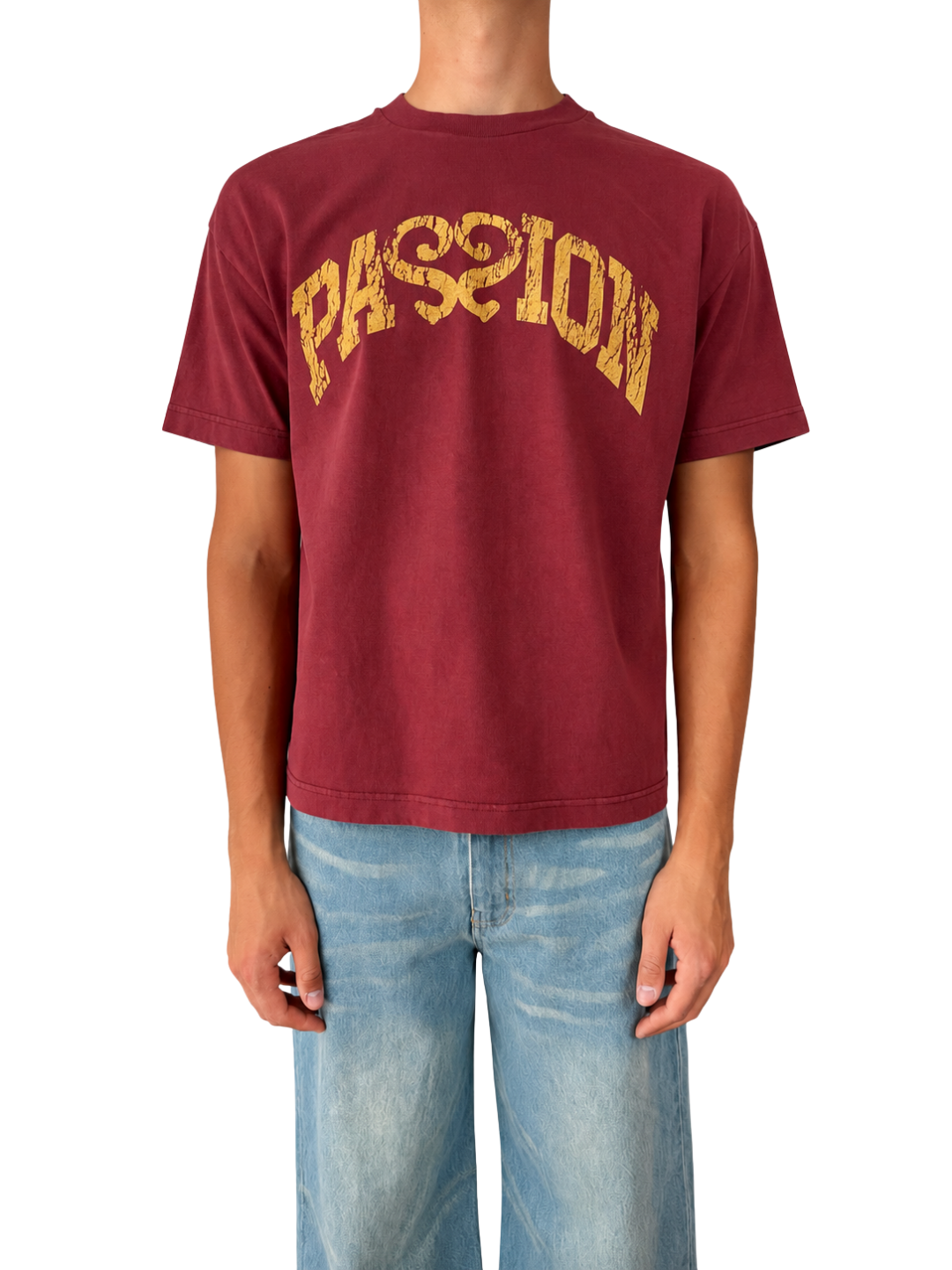 PASSION TEE BURGUNDY