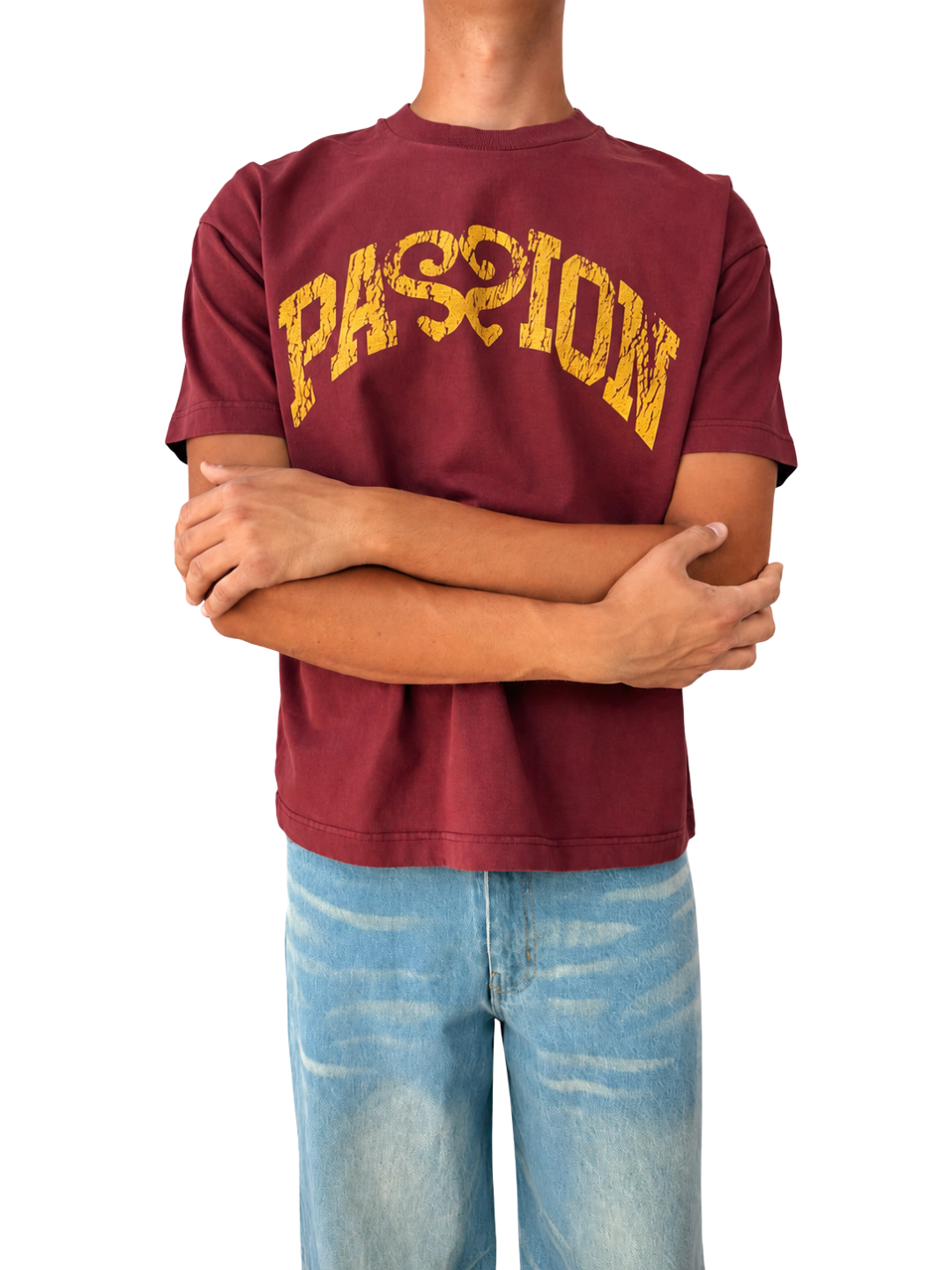 PASSION TEE BURGUNDY
