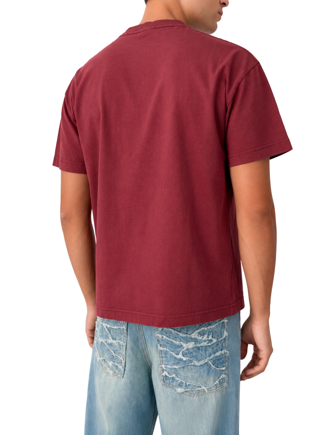 SPARK TEE  BURGUNDY