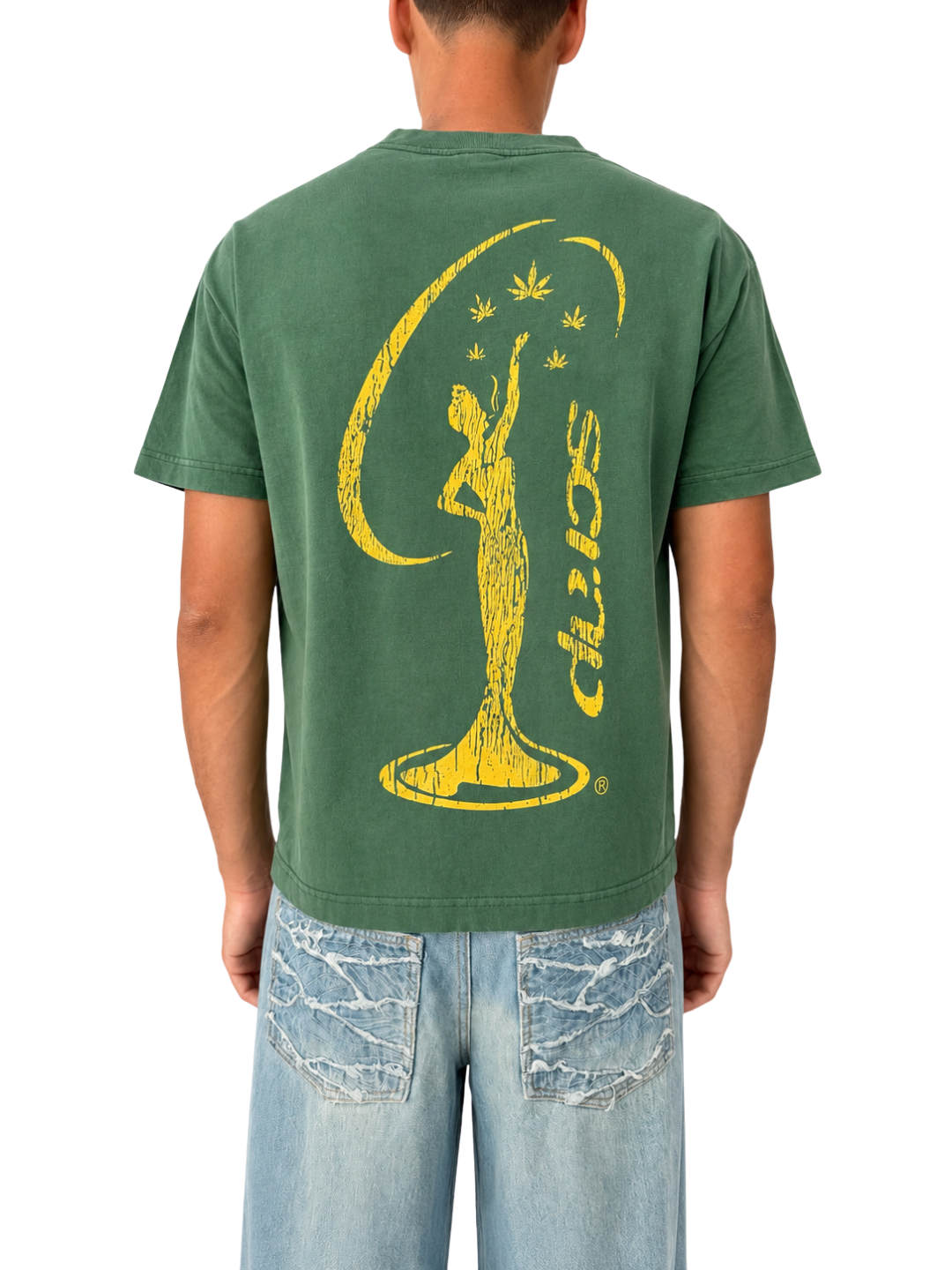 MISS UNIVERSE FOREST GREEN TEE