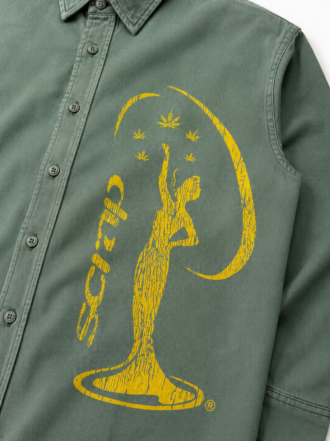 MISS UNIVERSE HEAVY WORK SHIRT GREEN