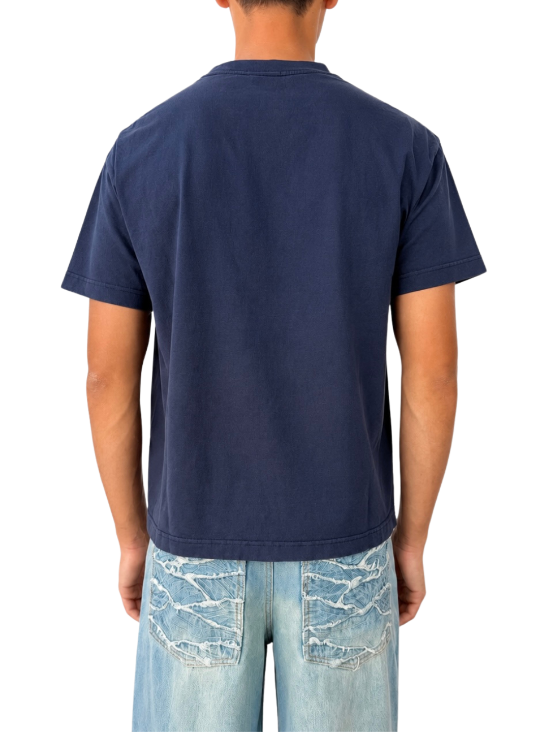 GENYUS AT WORK TEE NAVY