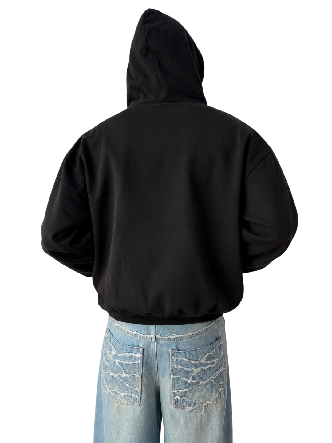 GENYUS AT WORK HOODIE BLACK