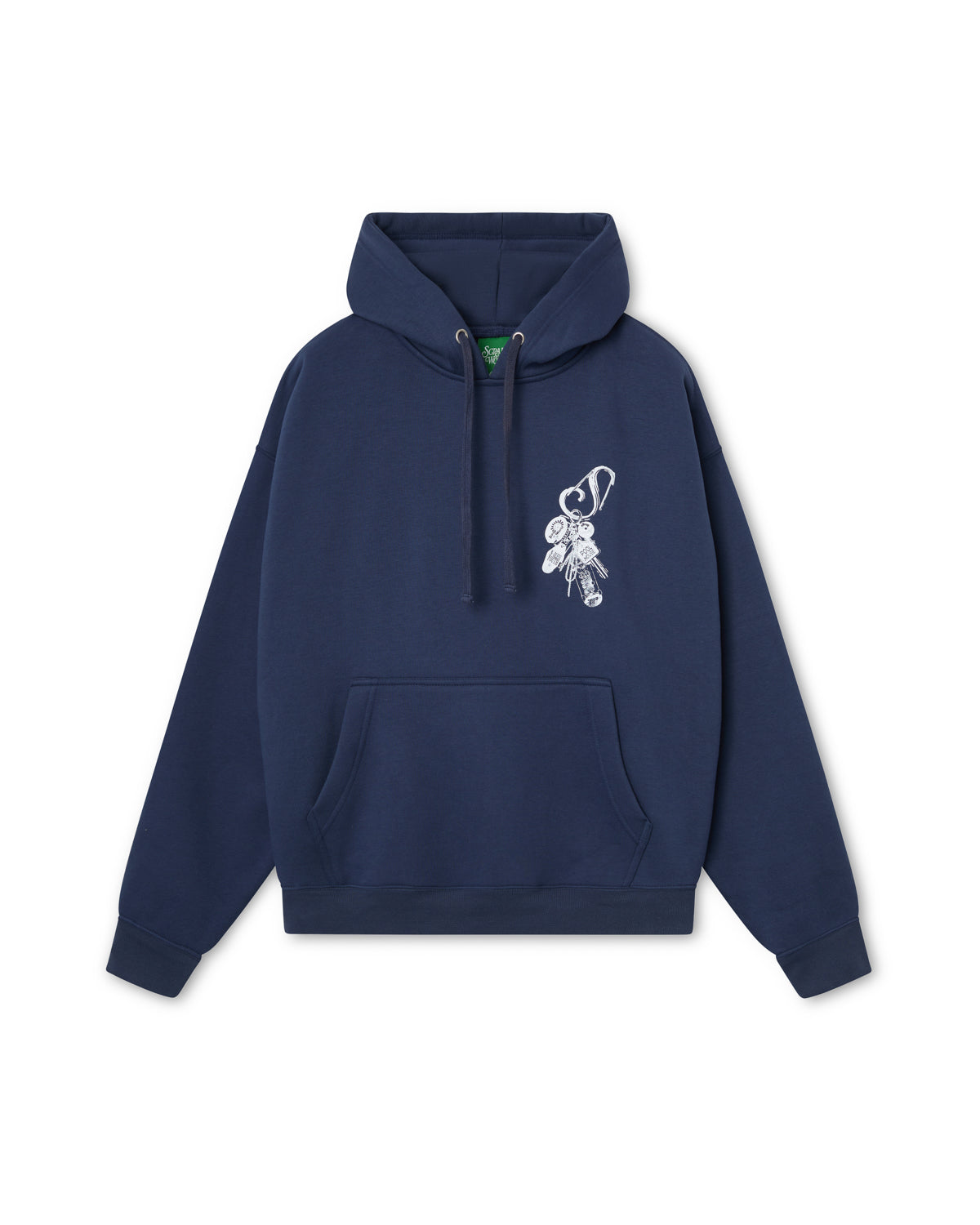 KEYCHAIN HOODIE NAVY