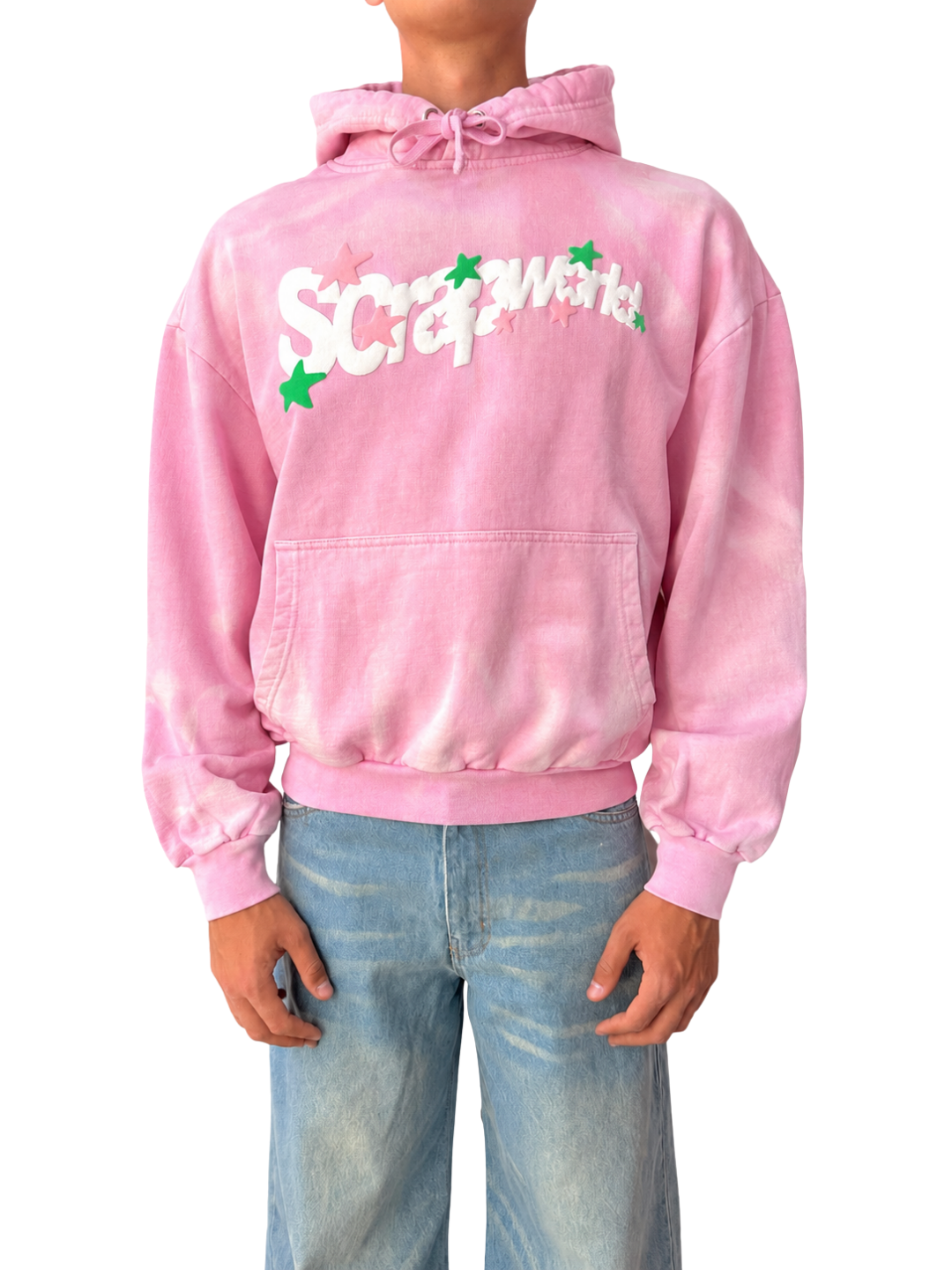 MAGIC SUNFADED HOODIE BABY PINK