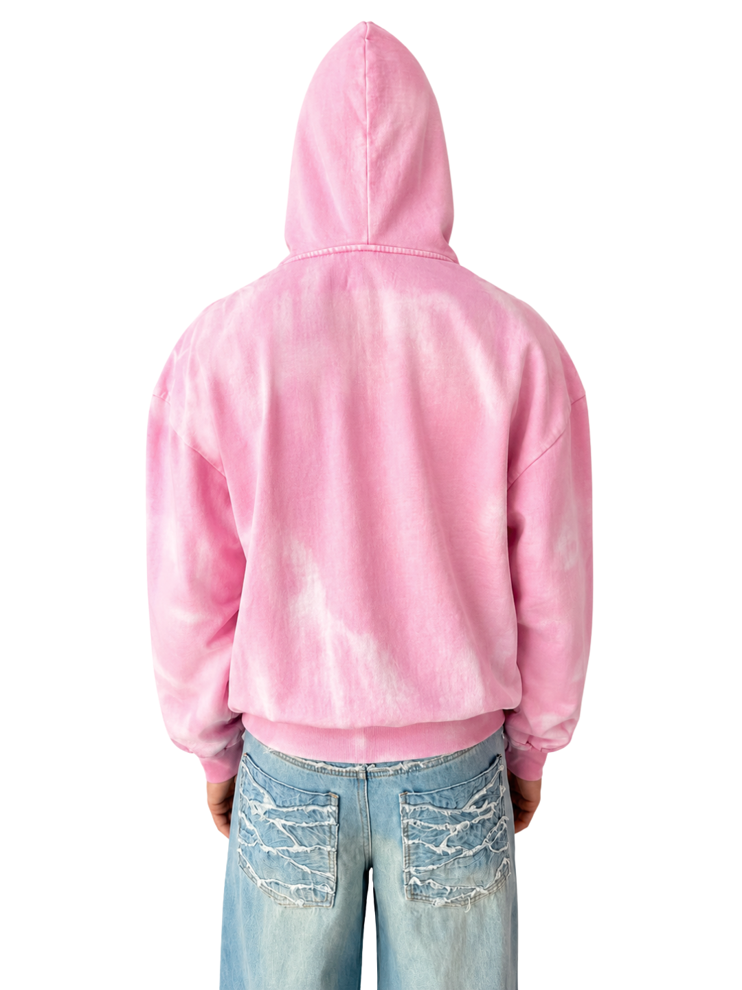 MAGIC SUNFADED HOODIE BABY PINK