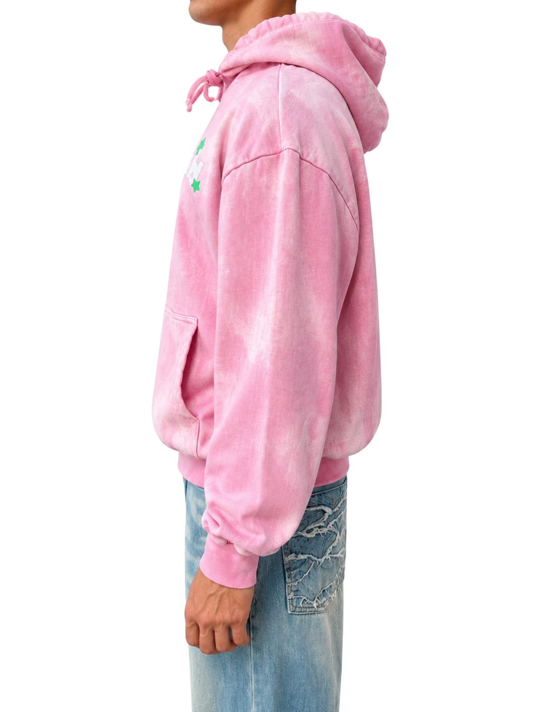 MAGIC SUNFADED HOODIE BABY PINK