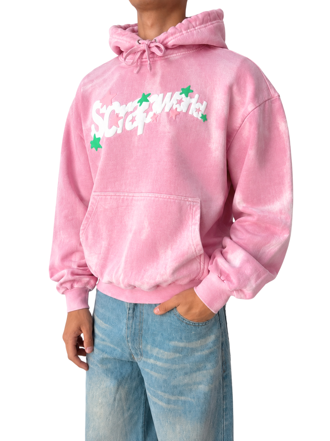 MAGIC SUNFADED HOODIE BABY PINK