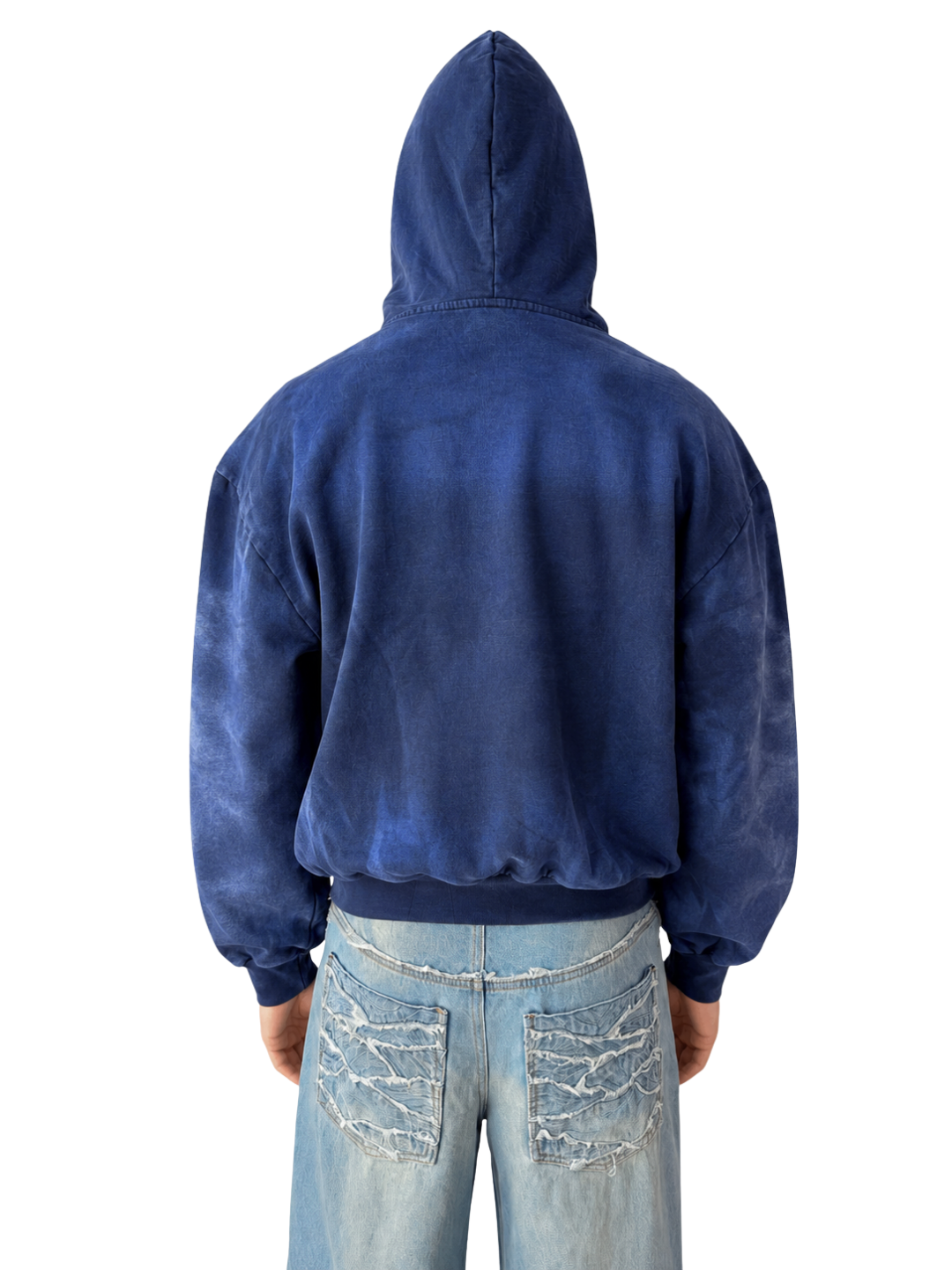 PASSION SUNFADED HOODIE NAVY