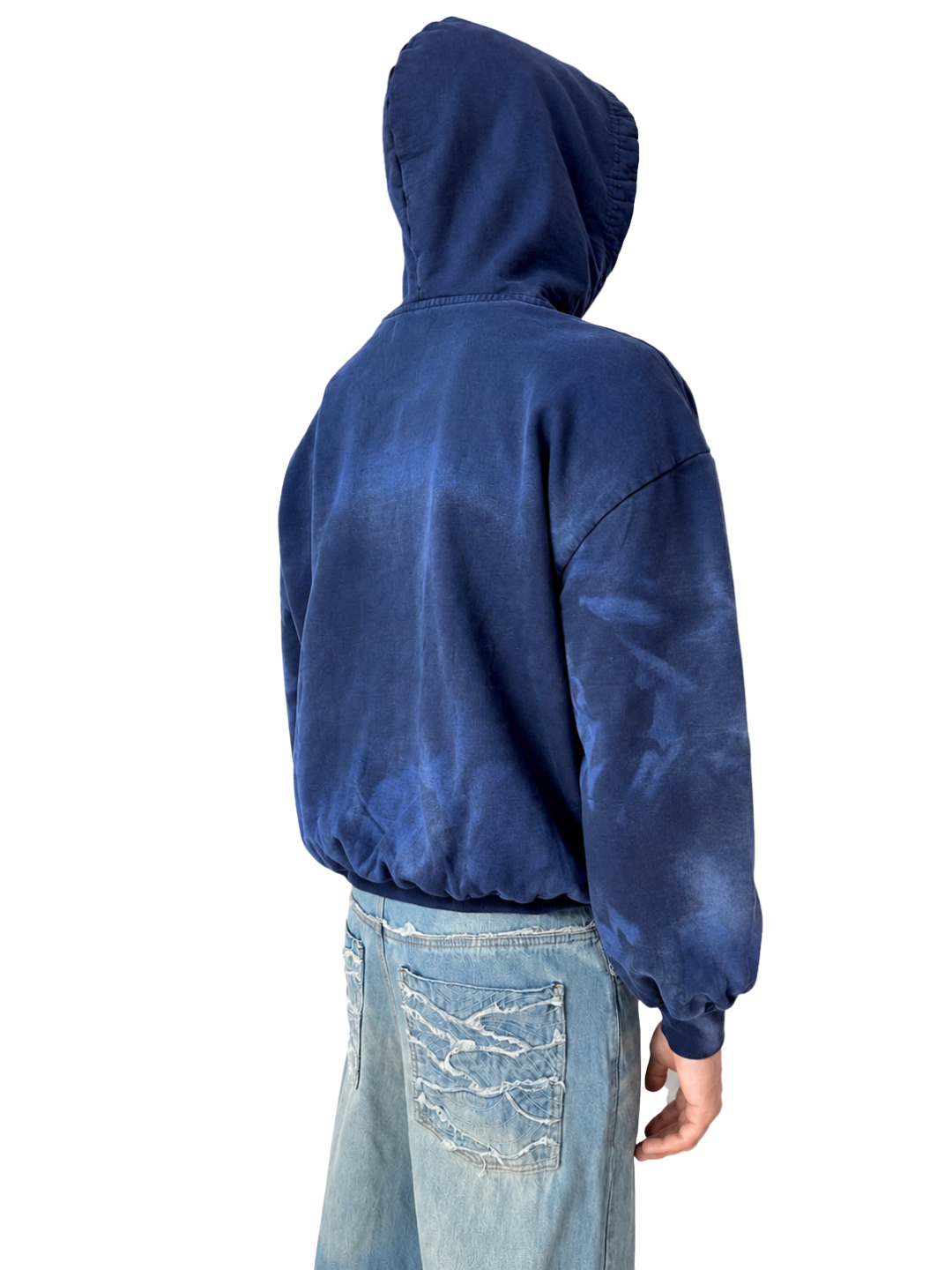 PASSION SUNFADED HOODIE NAVY