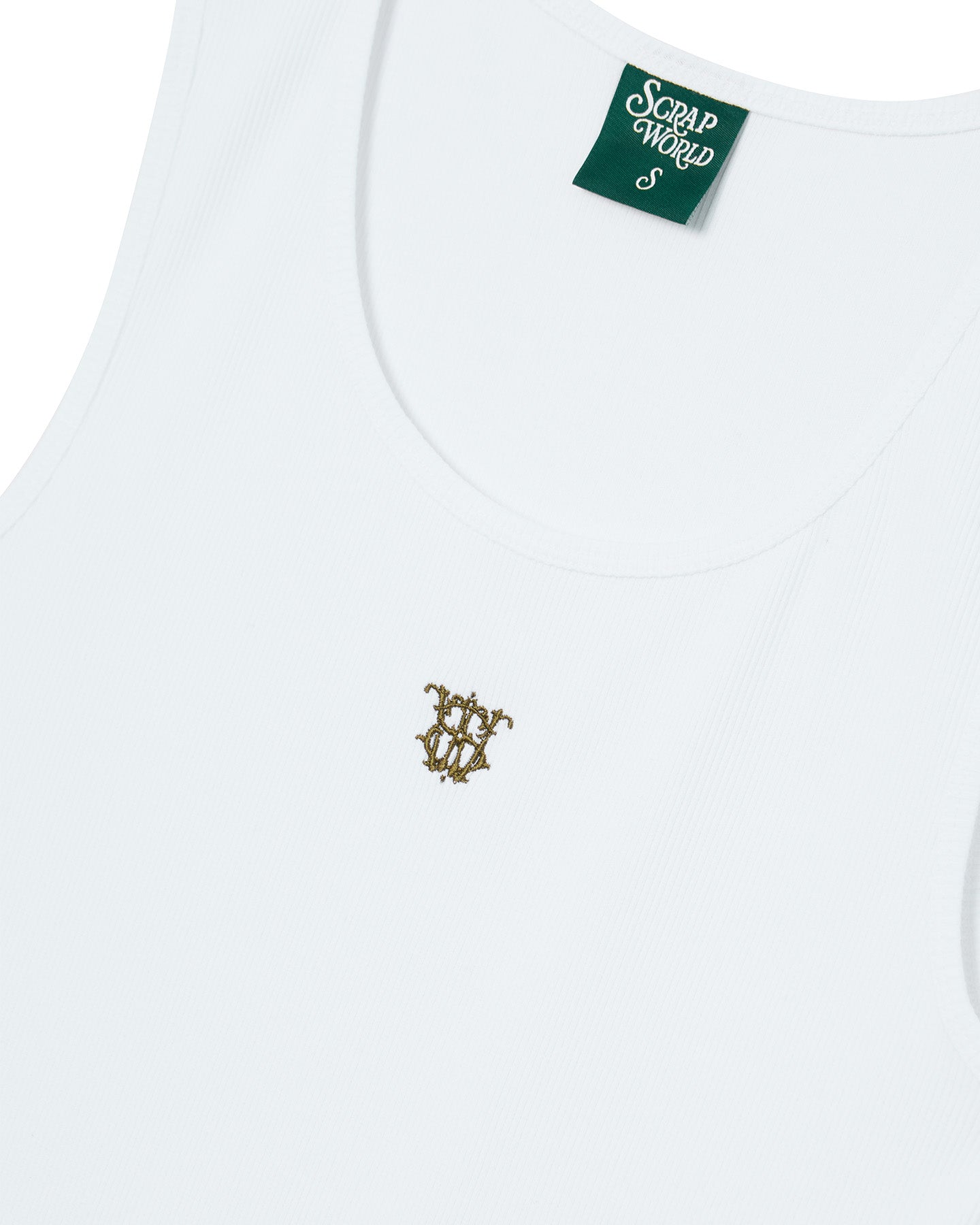BASIC TANK TOP 2-PACK WHITE/OLIVE