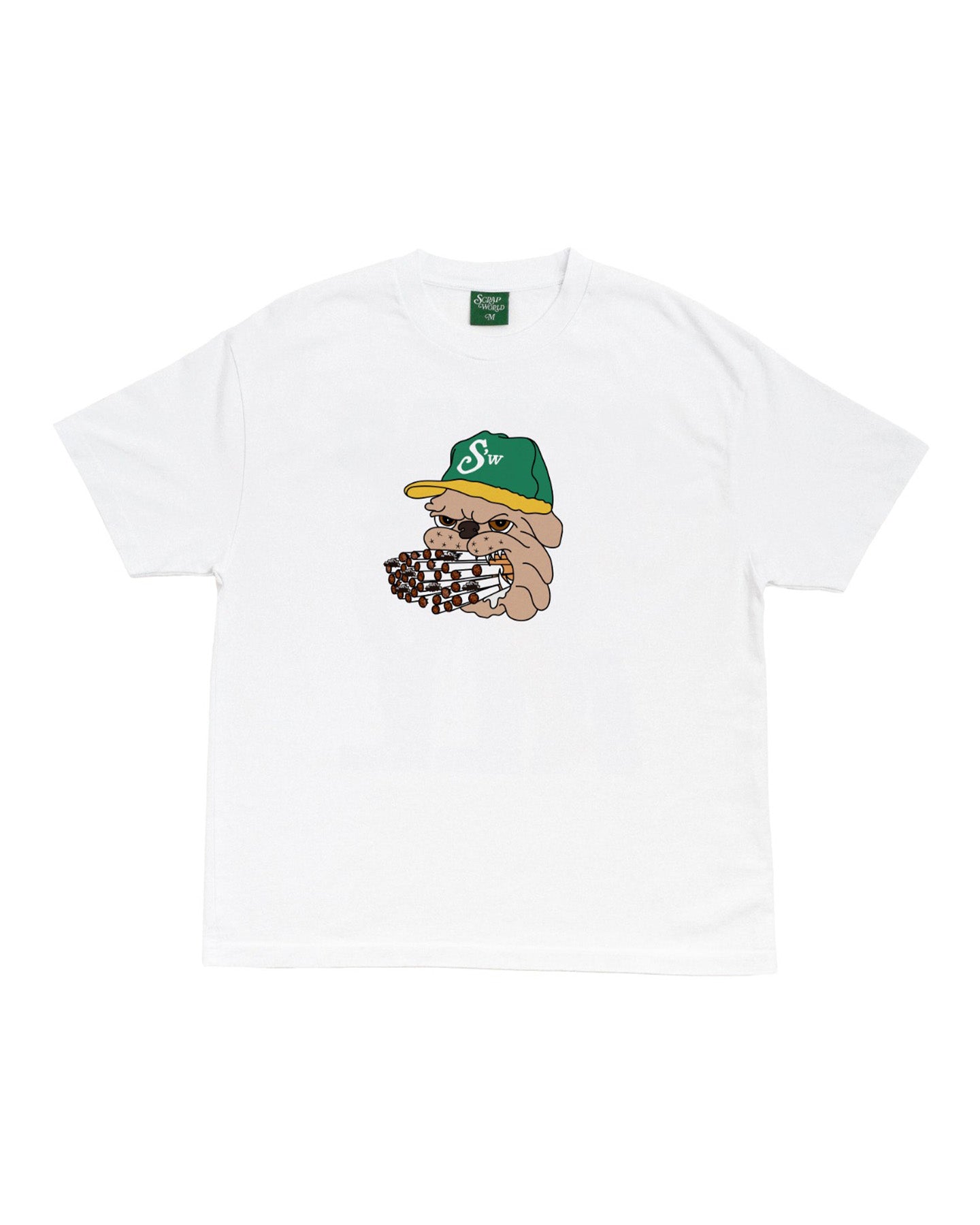 SMOKEY DOGGY TEE WHITE