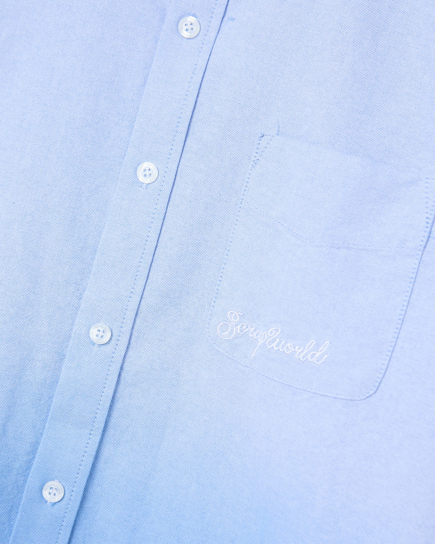 GRADIENT BOXY OXFORD SHIRT BLUE