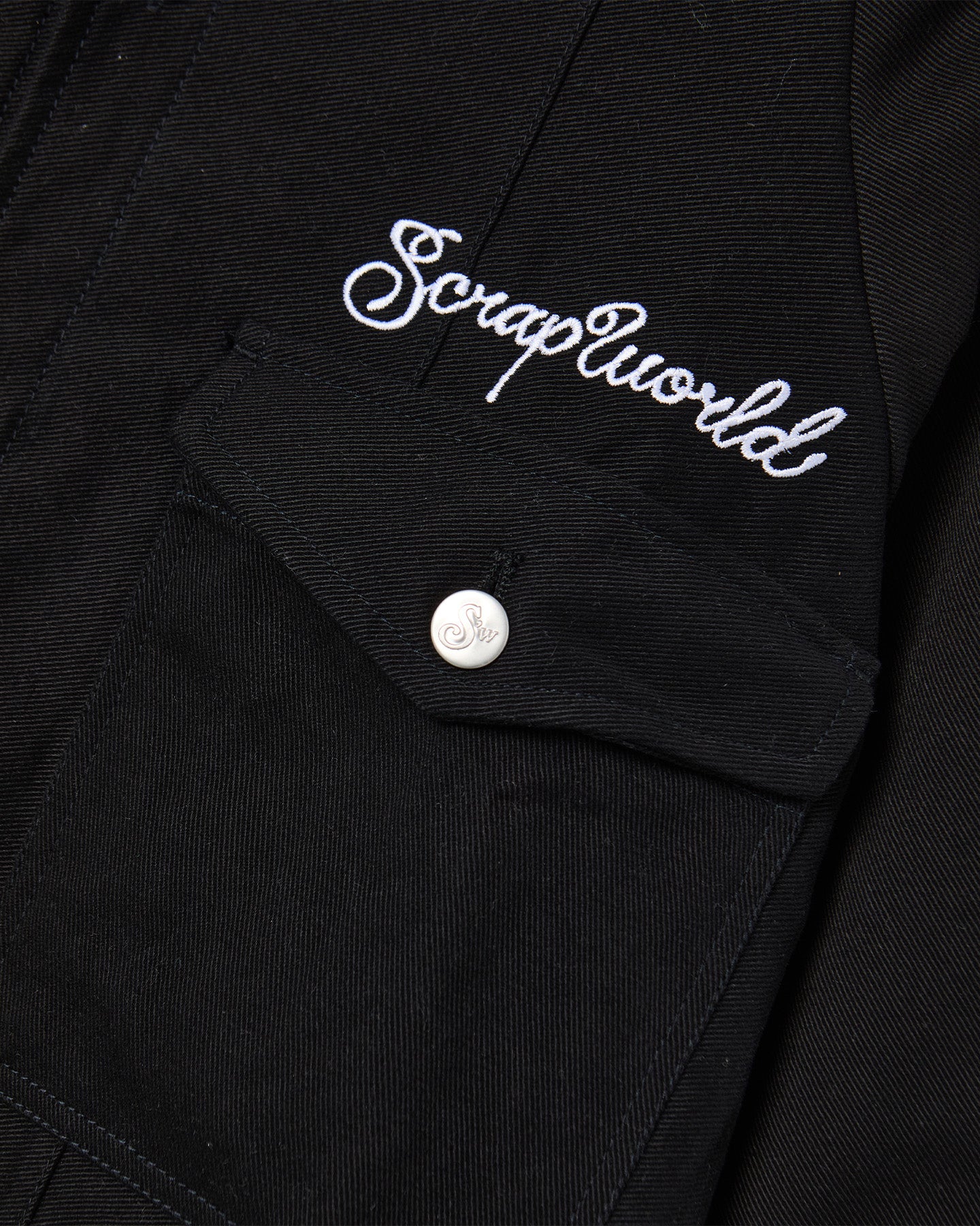 LUCKY RHINESTONE WORKJACKET BLACK