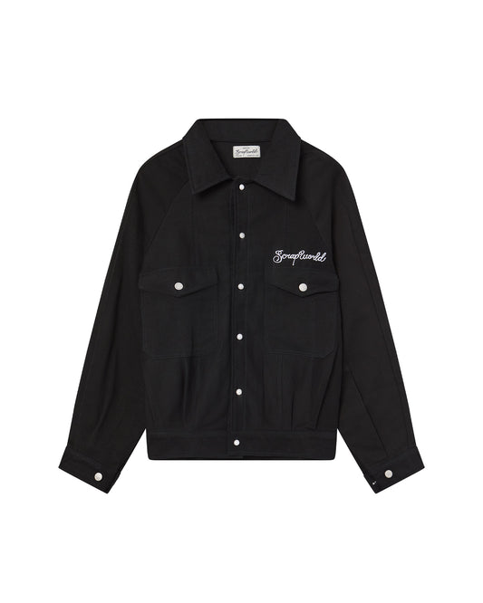 LUCKY RHINESTONE WORKJACKET BLACK