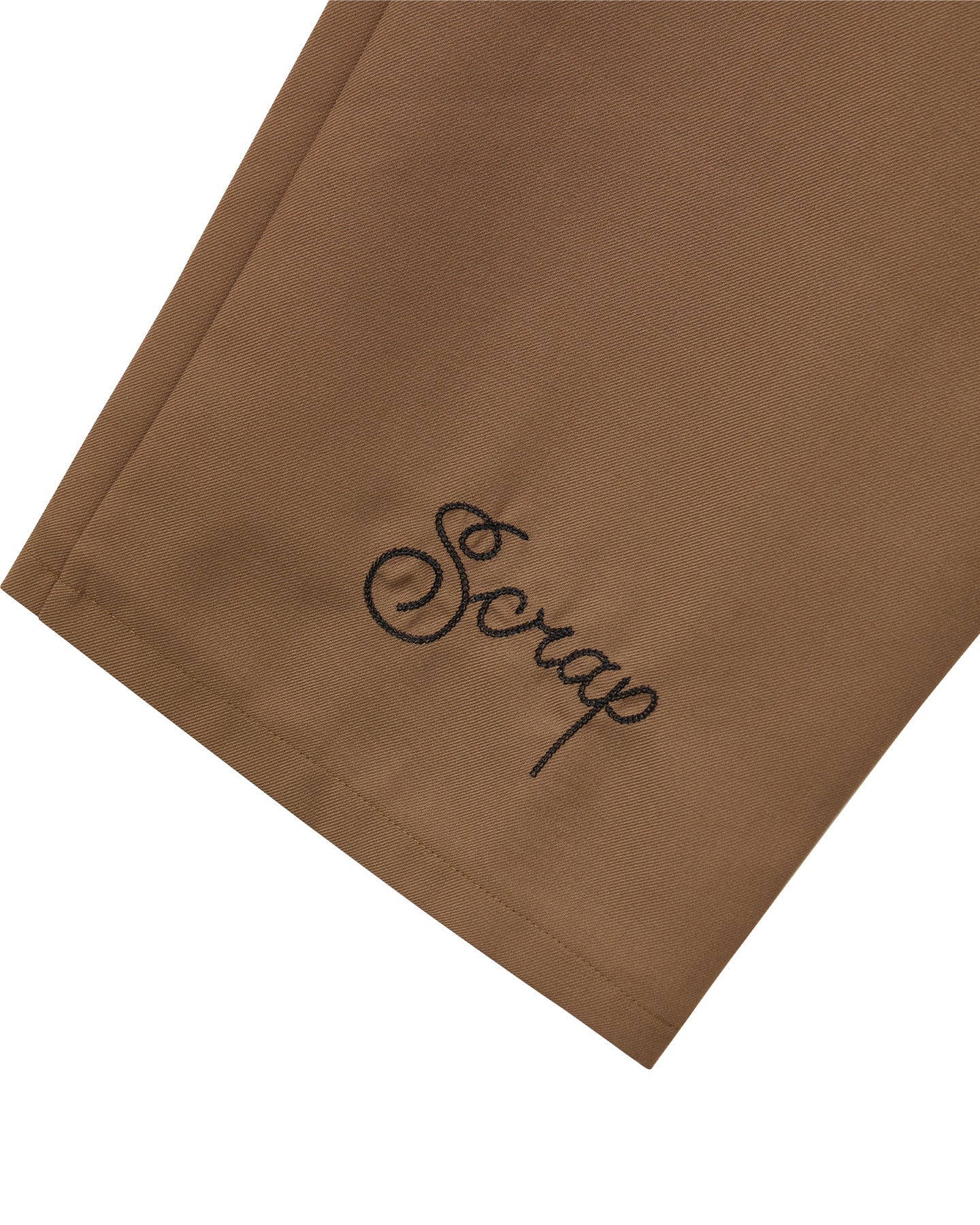 DAD PLEATED TROUSERS BROWN