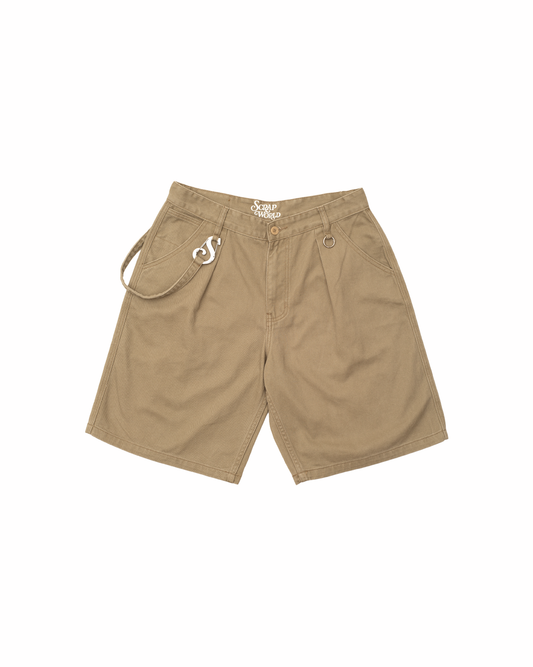 WIDE LEG SHORTS BEIGE