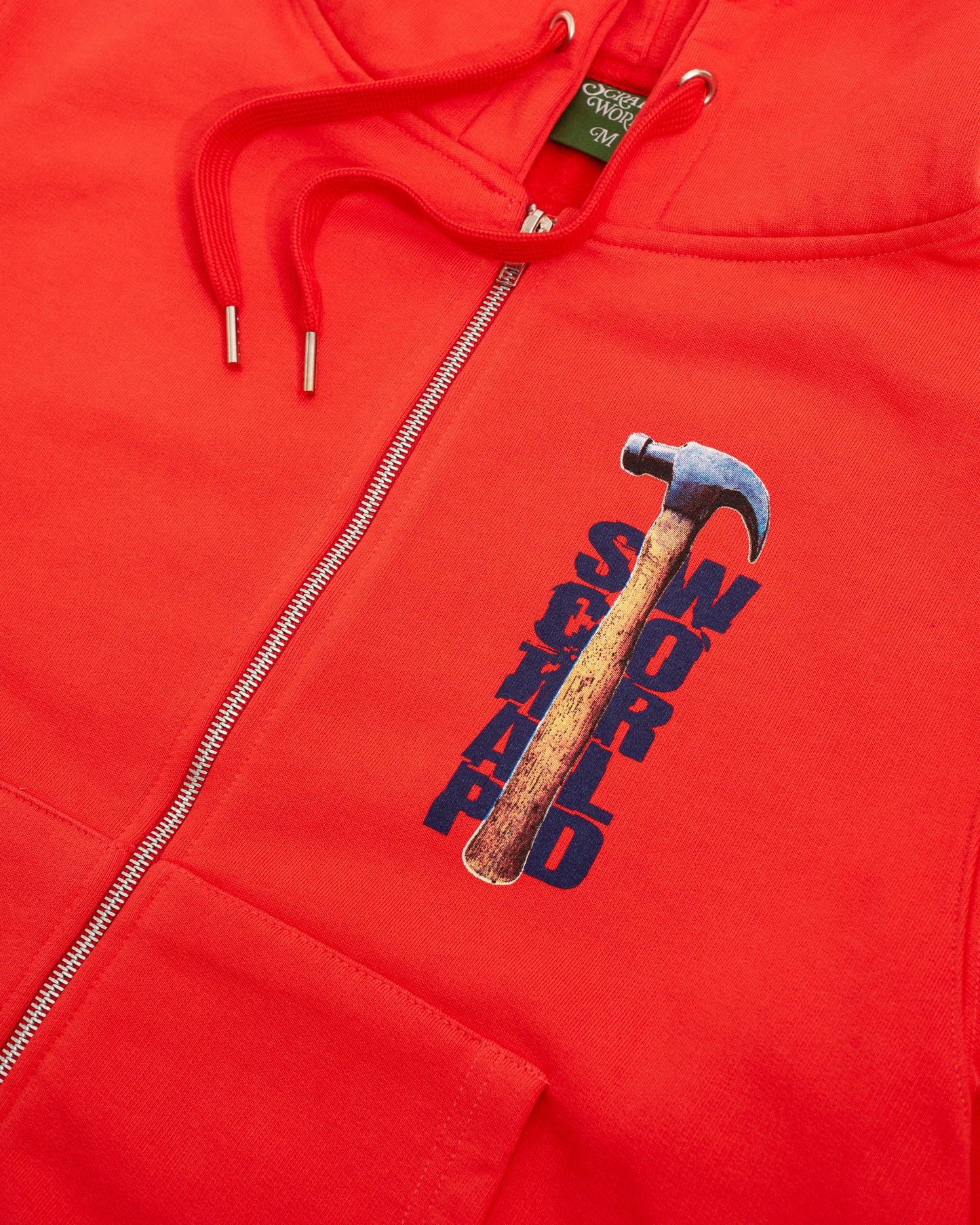 HAMMER ZIP HOODIE RED