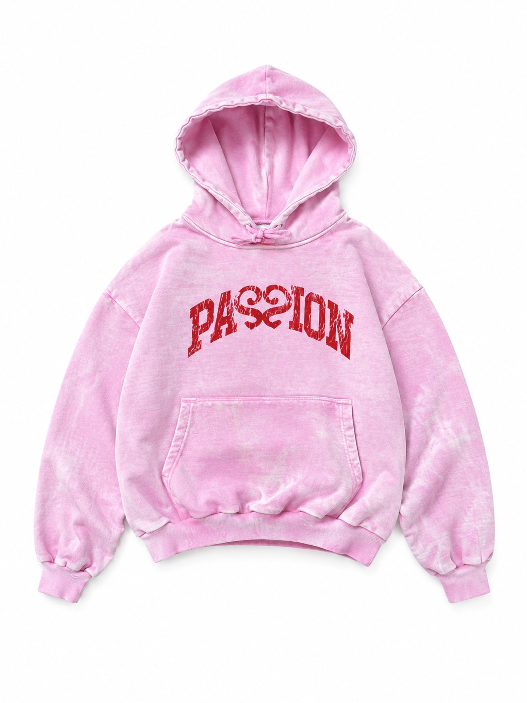 PASSION SUNFADED HOODIE BABY PINK