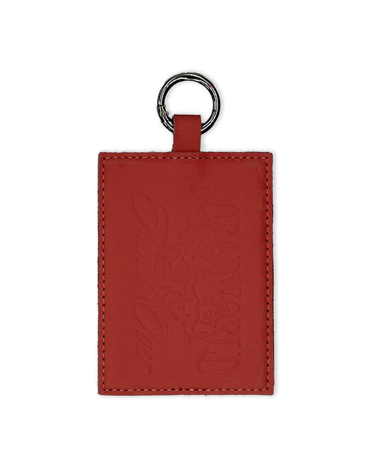 HANDOVER X SCRAPWORD LEATHER CHARM RED